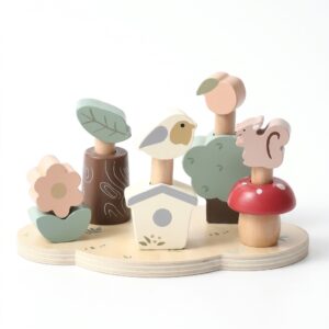 Forest Pop-Up Wooden Toy | Montessori Activity 12M+